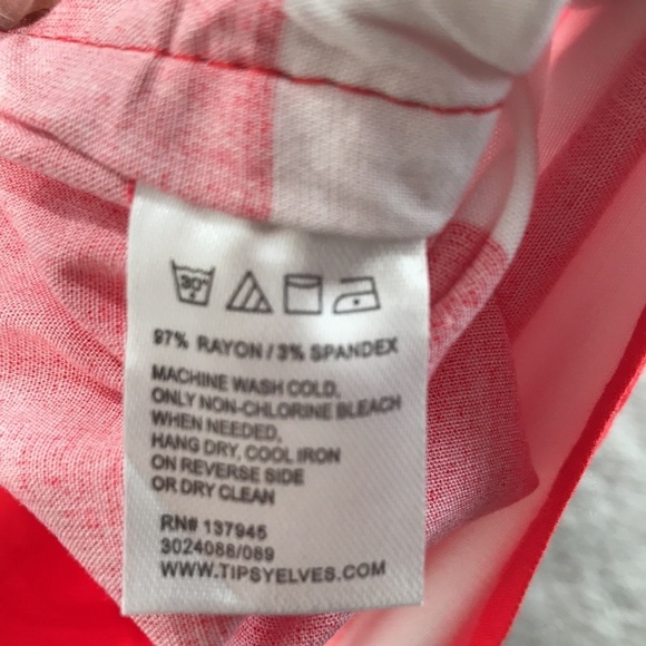 Tipsy Elves The Flag Shirt  Men's Button Down Size XXL New with tags - Picture 6 of 9